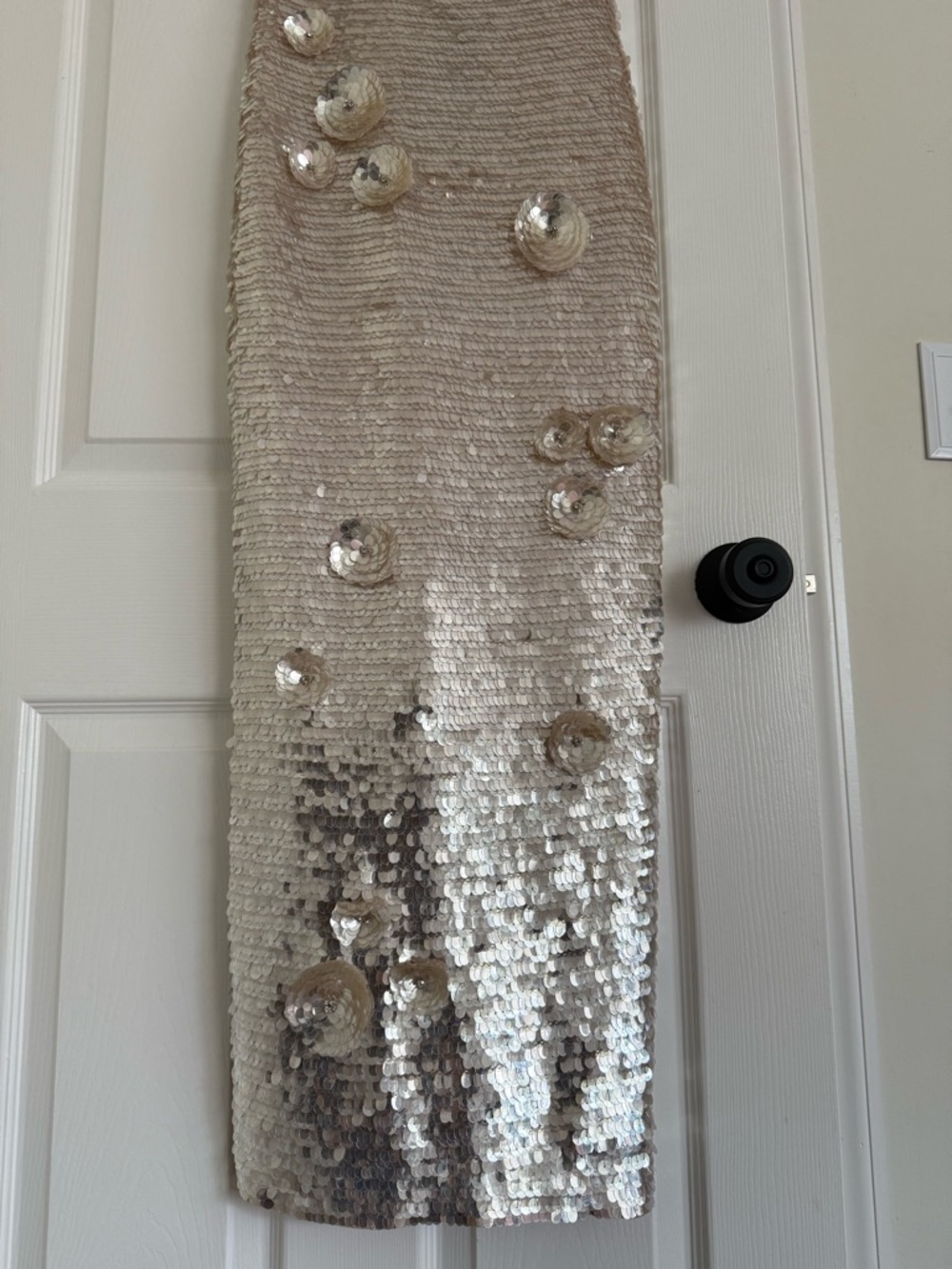 Retrofete Ines Embroidered Sequin Dress Yuzu Gold NEW with tags - Picture 5 of 10